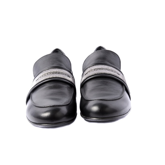 Elena Iachi Moccasin in black Calf leather - Picture 3 of 7